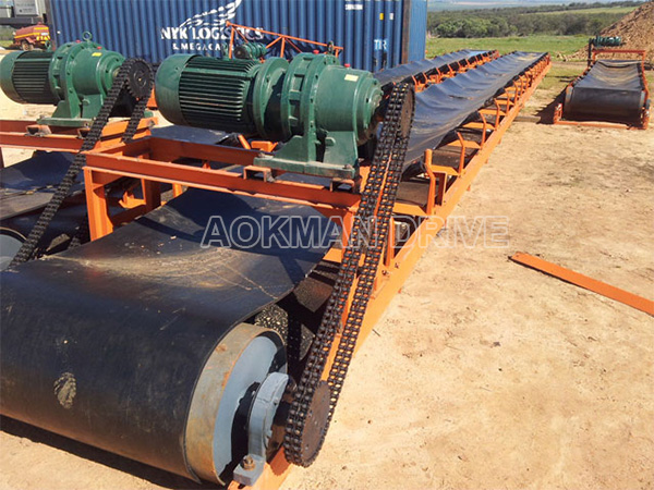 Cycloidal gearboxes applied in belt conveyor