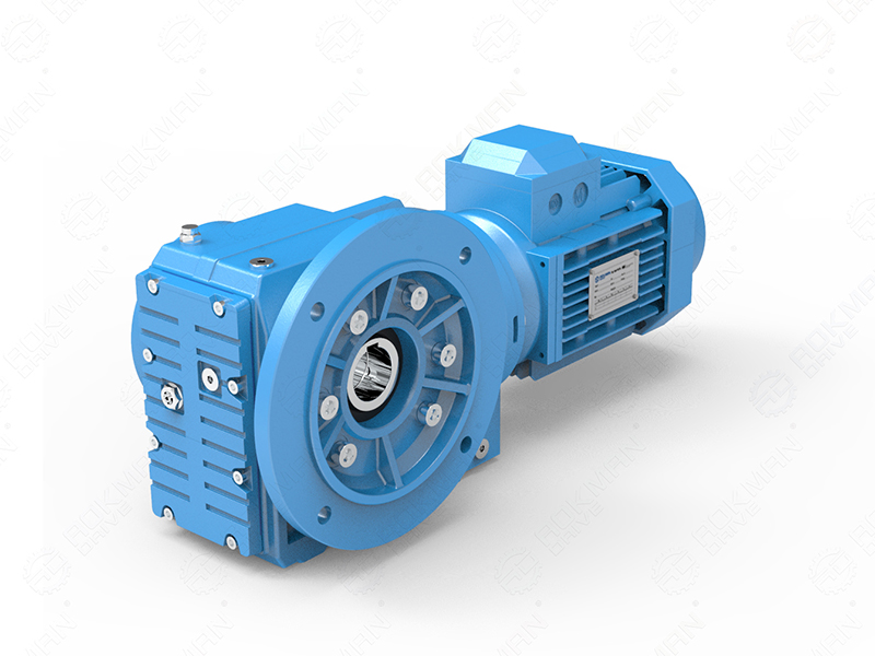 KAF series flange mounted helical bevel gearmotor