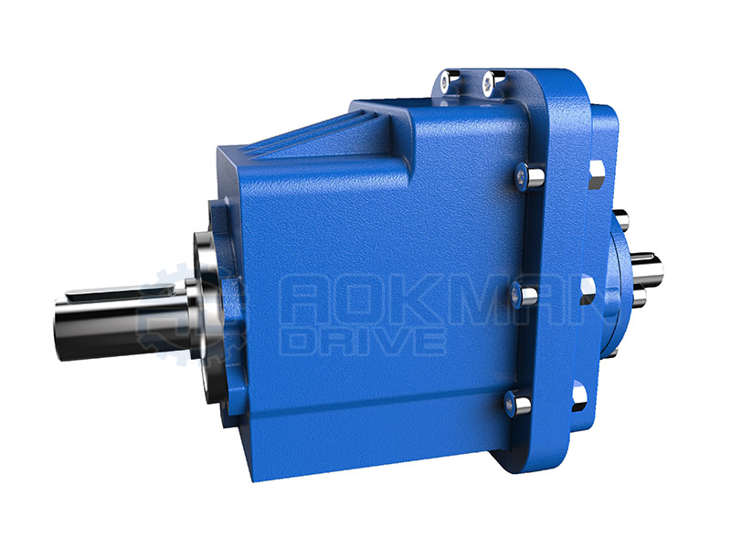 B14 Flange Mounted RCZ Series Helical Gear Reducers with Input Shaft